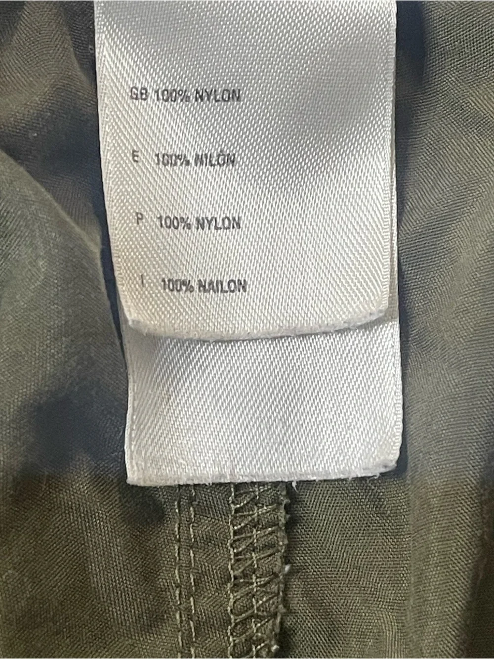 The North Face Nylon Cargo Shorts Large Olive Green Outdoor Utility Hiking